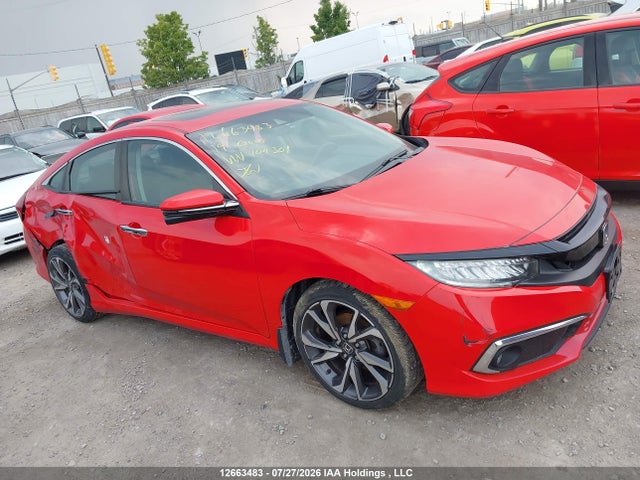 2019 Honda Civic Touring მანქანა იყიდება აუქციონზე, vin: 2HGFC1F9XKH104301, აუქციონის ნომერი: 12663483