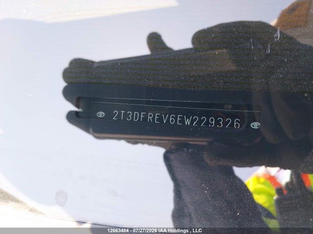 12663484 :رقم المزاد ، 2T3DFREV6EW229326 vin ، 2014 Toyota Rav4 Limited مزاد بيع