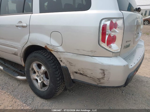 12663487 :رقم المزاد ، 5FNYF18658B502368 vin ، 2008 Honda Pilot Exl مزاد بيع