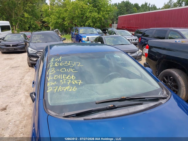 12663512 :رقم المزاد ، 2HGFB2E46DH011566 vin ، 2013 Honda Civic مزاد بيع