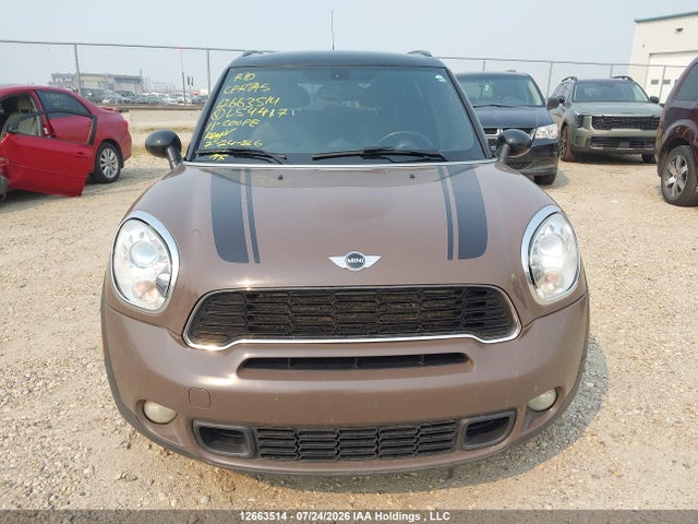 2011 Mini Cooper S Countryman მანქანა იყიდება აუქციონზე, vin: WMWZC5C53BWL54417, აუქციონის ნომერი: 12663514