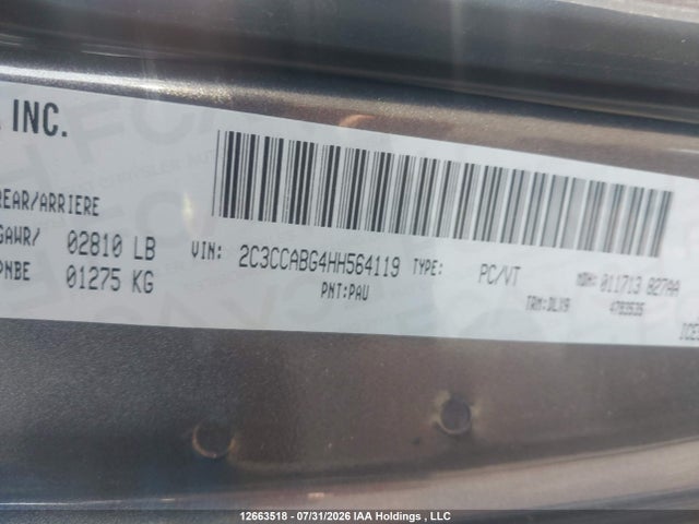 Chrysler 300 S 2017 2C3CCABG4HH564119 Image 9
