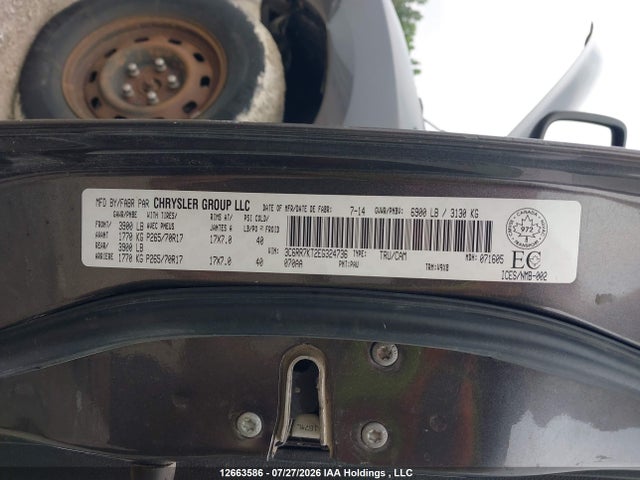 RAM 1500 St 2014 3C6RR7KT2EG324736 Image 19