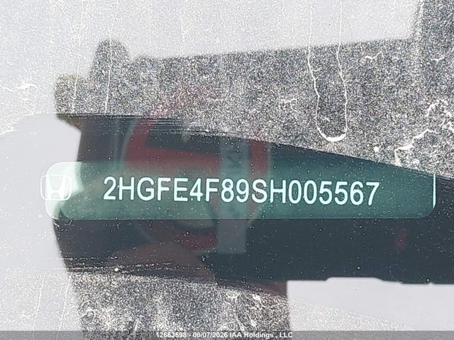 Honda Civic 2025 2HGFE4F89SH005567 Image 21
