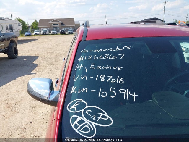 2014 Chevrolet Equinox 2lt მანქანა იყიდება აუქციონზე, vin: 2GNFLGE30E6187016, აუქციონის ნომერი: 12663607
