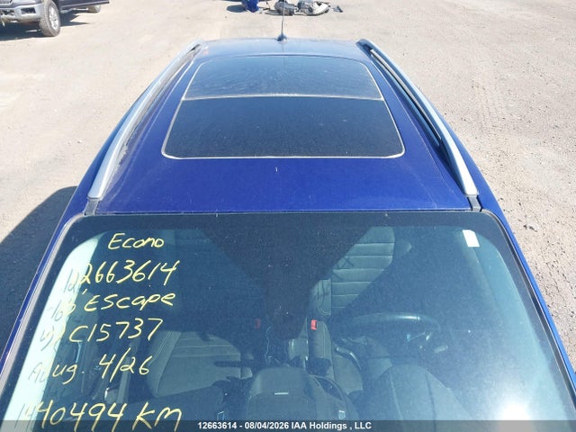 12663614 :رقم المزاد ، 1FMCU9J94GUC15737 vin ، 2016 Ford Escape Titanium مزاد بيع