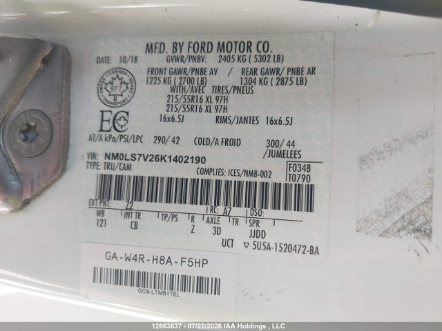 Ford Transit Connect Xl 2019 NM0LS7V26K1402190 Image 9