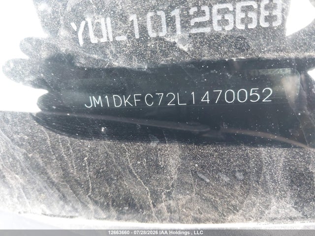 2020 Mazda Cx-3 Touring მანქანა იყიდება აუქციონზე, vin: JM1DKFC72L1470052, აუქციონის ნომერი: 12663660