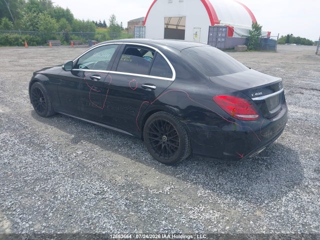 2015 Mercedes-benz C 400 4matic მანქანა იყიდება აუქციონზე, vin: 55SWF6GB0FU053096, აუქციონის ნომერი: 12663664