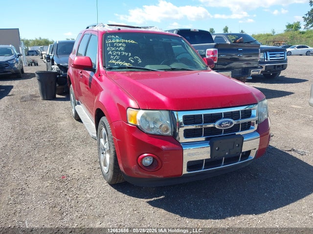 2011 Ford Escape Limited მანქანა იყიდება აუქციონზე, vin: 1FMCU9EGXBKA29343, აუქციონის ნომერი: 12663686