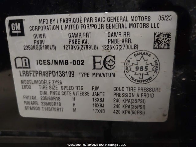 Buick Envision Essence 2023 LRBFZPR48PD138109 Image 18