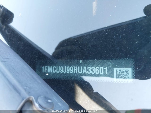 Продаж на аукціоні авто 2017 Ford Escape Titanium, vin: 1FMCU9J99HUA33601, номер лоту: 12663696