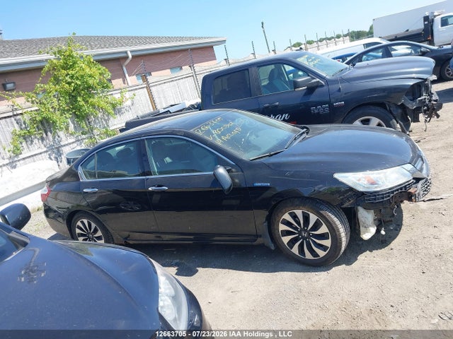 2014 Honda Accord Touring Hybrid მანქანა იყიდება აუქციონზე, vin: 1HGCR6F77EA800307, აუქციონის ნომერი: 12663705