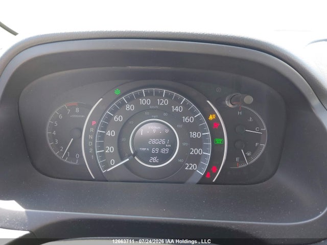 Aukcja sprzedaży 2012 Honda Cr-v Exl, vin: 2HKRM4H75CH105693, numer aukcji: 12663711