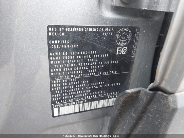 Volkswagen TAOS SE 2024 3VVEX7B25RM015016 Image 18