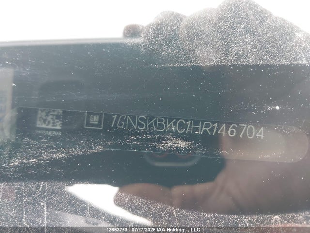 12663763 :رقم المزاد ، 1GNSKBKC1HR146704 vin ، 2017 Chevrolet Tahoe Lt مزاد بيع