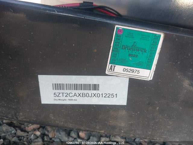 5ZT2CAXB0JX012251 Coachmen Catalina 323