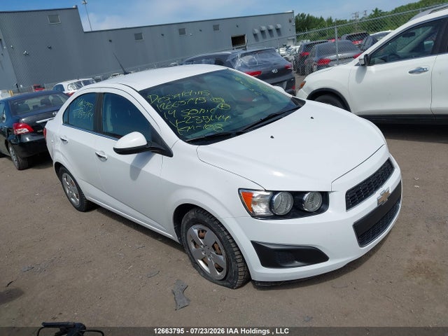 2014 Chevrolet Sonic Lt მანქანა იყიდება აუქციონზე, vin: 1G1JC5EH2E4235144, აუქციონის ნომერი: 12663795