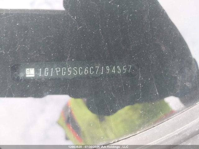 12663820 :رقم المزاد ، 1G1PG5SC6C7194357 vin ، 2012 Chevrolet Cruze مزاد بيع