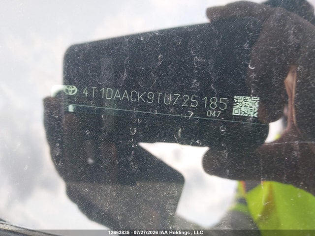 Aukcja sprzedaży 2026 Toyota Camry Xse/night Shade/le/xle/se, vin: 4T1DAACK9TU725185, numer aukcji: 12663835