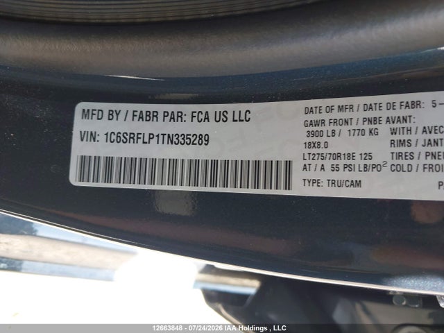 RAM 1500 Rebel 2026 1C6SRFLP1TN335289 Image 9