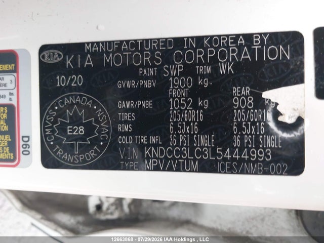 KNDCC3LC3L5444993 KIA Niro