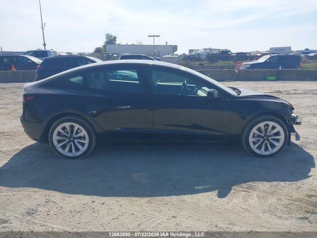 2022 Tesla Model 3 მანქანა იყიდება აუქციონზე, vin: 5YJ3E1EA3NF258205, აუქციონის ნომერი: 12663880