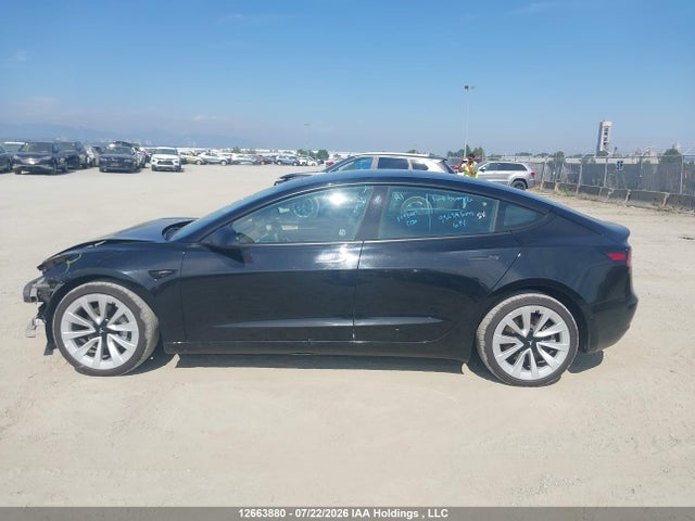 2022 Tesla Model 3 მანქანა იყიდება აუქციონზე, vin: 5YJ3E1EA3NF258205, აუქციონის ნომერი: 12663880