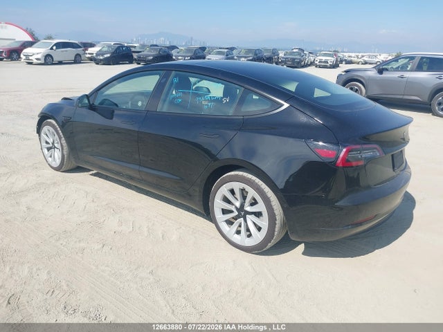 2022 Tesla Model 3 მანქანა იყიდება აუქციონზე, vin: 5YJ3E1EA3NF258205, აუქციონის ნომერი: 12663880