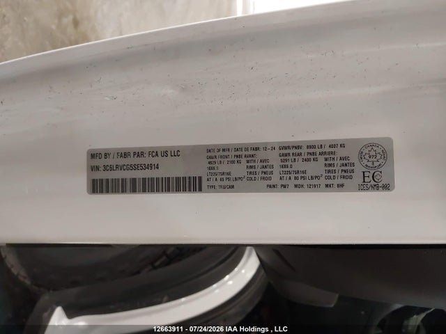 RAM Promaster 2500 2500 High 2025 3C6LRVCG5SE534914 Image 9