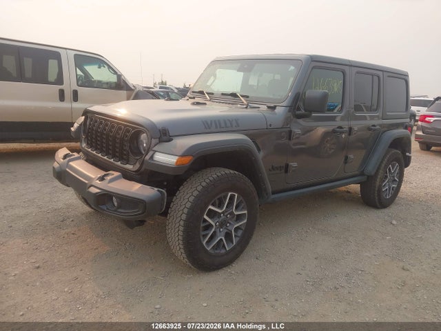 Продажа на аукционе авто 2024 Jeep Wrangler 4-door Willys, vin: 1C4PJXDN2RW136361, номер лота: 12663925