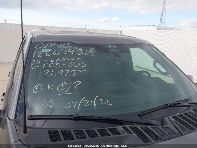 2025 Ford F150 Lariat მანქანა იყიდება აუქციონზე, vin: 1FTFW5L50SKE05635, აუქციონის ნომერი: 12663932