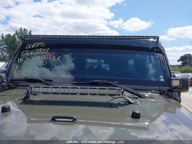 12663951 :رقم المزاد ، 1C4BJWEG8FL542680 vin ، 2015 Jeep Wrangler Unlimited Sahara مزاد بيع