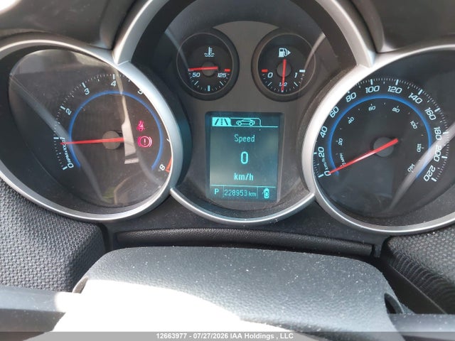 2013 Chevrolet Cruze Lt მანქანა იყიდება აუქციონზე, vin: 1G1PC5SB1D7186476, აუქციონის ნომერი: 12663977