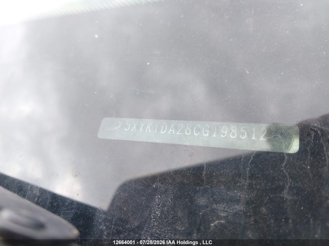 Aukcja sprzedaży 2012 Kia Sorento Lx V6, vin: 5XYKTDA28CG198512, numer aukcji: 12664001