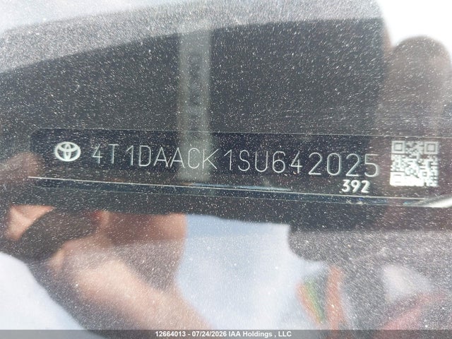 4T1DAACK1SU642025 Toyota Camry Xse/xle/le/se