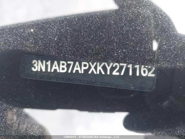 Aukcja sprzedaży 2019 Nissan Sentra S/sv/sr/sl, vin: 3N1AB7APXKY271162, numer aukcji: 12664015