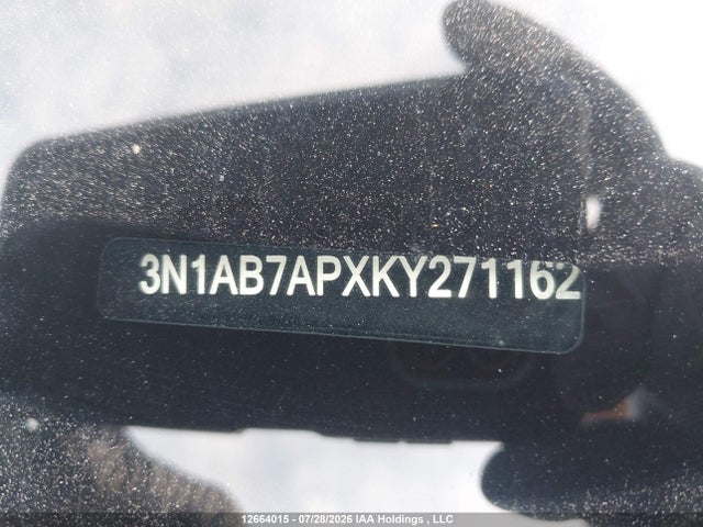 Aukcja sprzedaży 2019 Nissan Sentra S/sv/sr/sl, vin: 3N1AB7APXKY271162, numer aukcji: 12664015