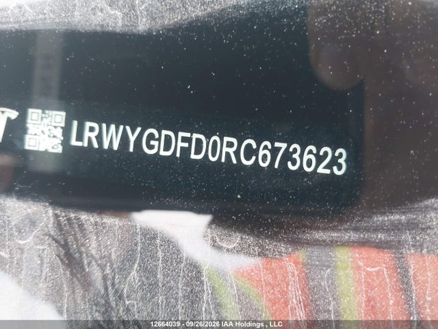 Auction sale of the 2024 Tesla Model Y Long Range/rwd, vin: LRWYGDFD0RC673623, lot number: 12664039