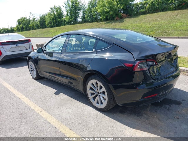 Auction sale of the 2022 Tesla Model 3, vin: 5YJ3E1EB2NF277692, lot number: 12664068