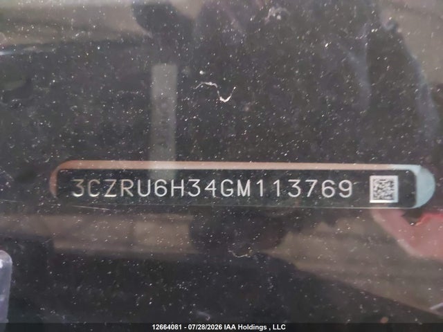 Aukcja sprzedaży 2016 Honda Hr-v Lx, vin: 3CZRU6H34GM113769, numer aukcji: 12664081