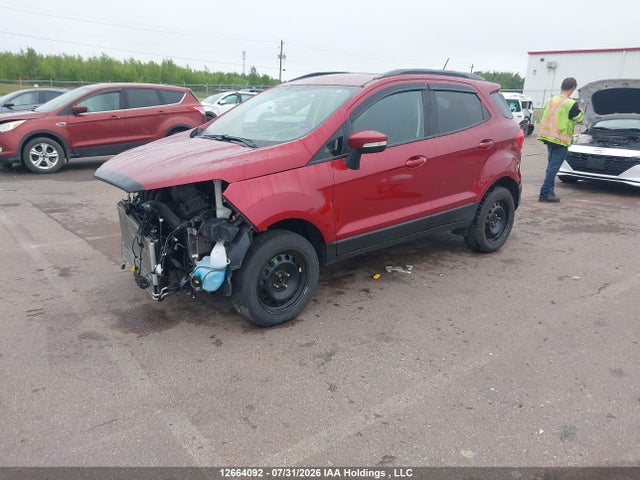 12664092 :رقم المزاد ، MAJ6P1UL1JC227834 vin ، 2018 Ford Ecosport Se مزاد بيع