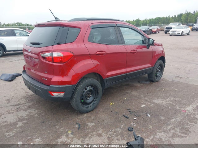 12664092 :رقم المزاد ، MAJ6P1UL1JC227834 vin ، 2018 Ford Ecosport Se مزاد بيع