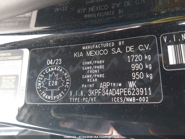 KIA Forte Ex/ex+/ex Premium 2023 3KPF34AD4PE623911 Image 9