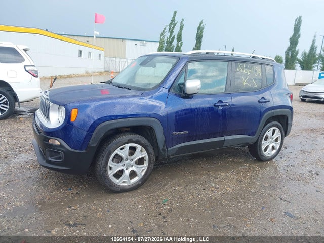Продаж на аукціоні авто 2016 Jeep Renegade Limited, vin: ZACCJBDT1GPC88044, номер лоту: 12664154