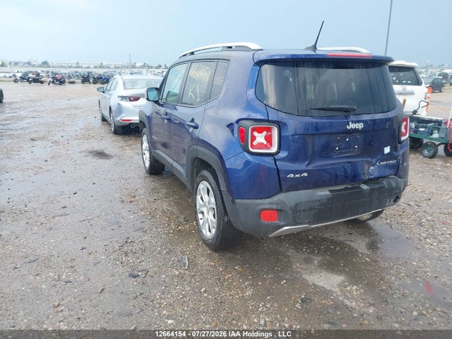 Продаж на аукціоні авто 2016 Jeep Renegade Limited, vin: ZACCJBDT1GPC88044, номер лоту: 12664154