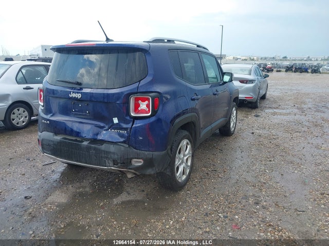 Продаж на аукціоні авто 2016 Jeep Renegade Limited, vin: ZACCJBDT1GPC88044, номер лоту: 12664154