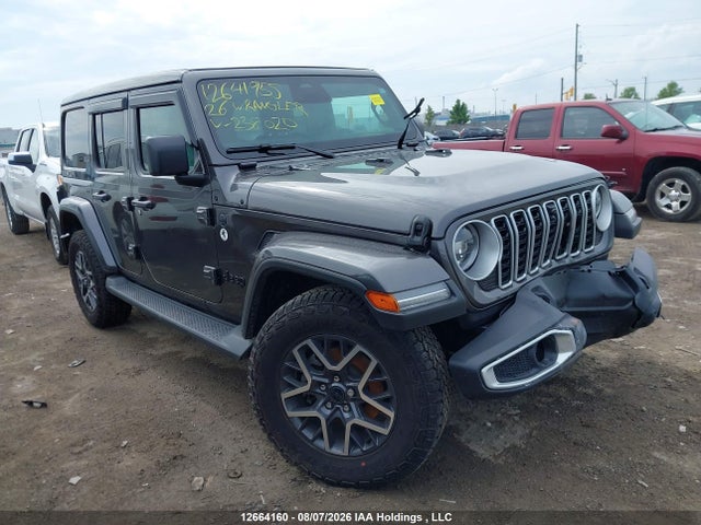 2026 Jeep Wrangler 4-door Sahara მანქანა იყიდება აუქციონზე, vin: 1C4PJXEG5TW238020, აუქციონის ნომერი: 12664160