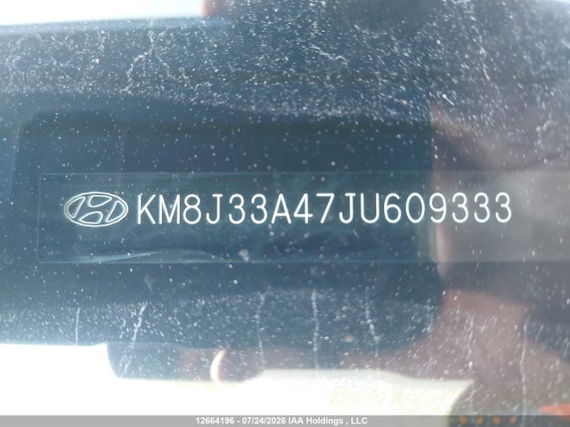 KM8J33A47JU609333 Hyundai Tucson Limited/sport And Eco/se