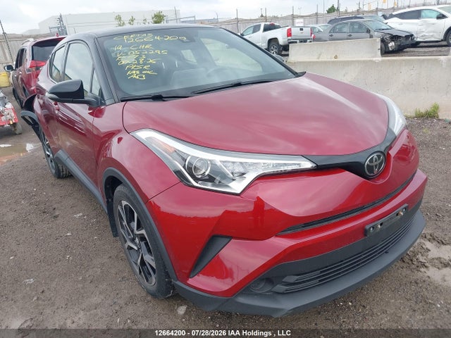 2019 Toyota C-hr Xle/le/limited მანქანა იყიდება აუქციონზე, vin: JTNKHMBX1K1052295, აუქციონის ნომერი: 12664200